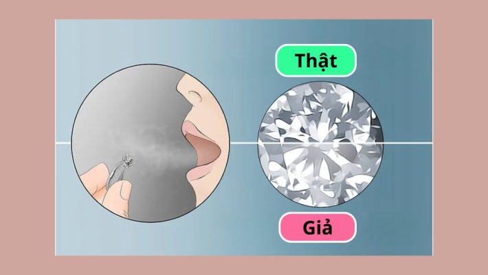 Hướng dẫn cách kiểm tra kim cương thật giả bằng hơi thở