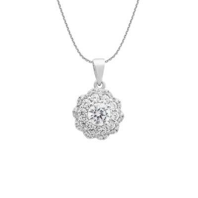 charm kim cương làm quà tặng (hình bông hoa)